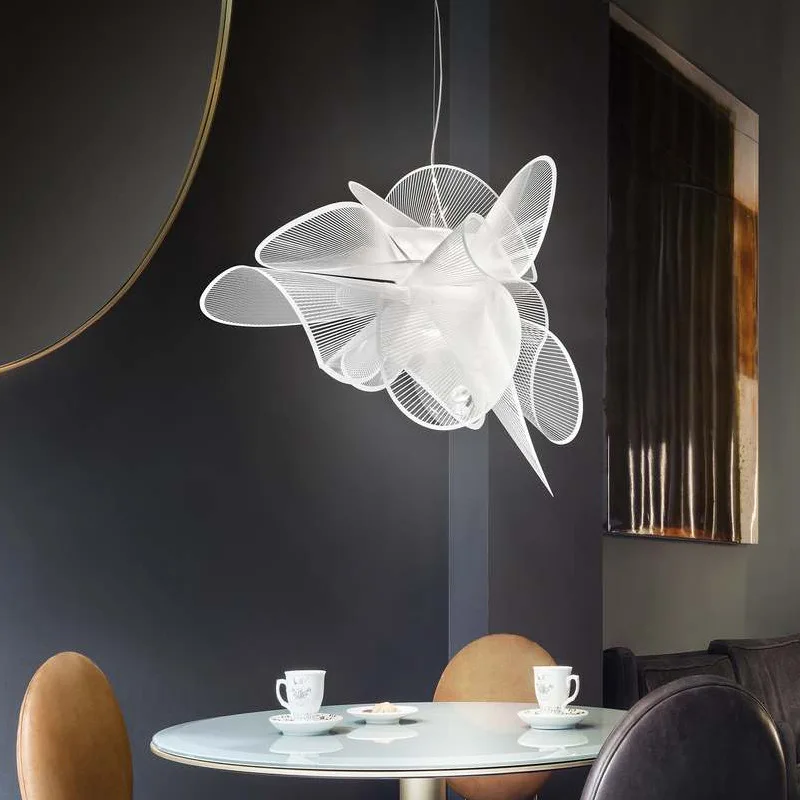 

PVC Lights simple modern Italian designer Bar Cafe lamp North European restaurant bedroom pendant lamps