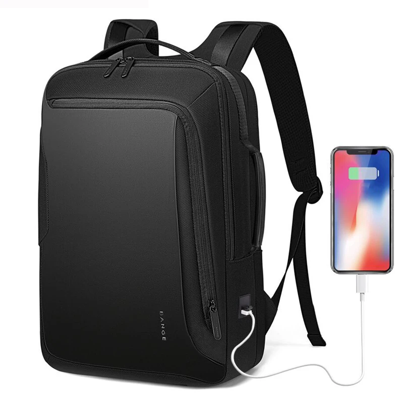 

Men Backpack Large Capacity Casual Business Backpack USB Charging Water-resistant Fashion Short Trip Luggage Portable Bag NEW