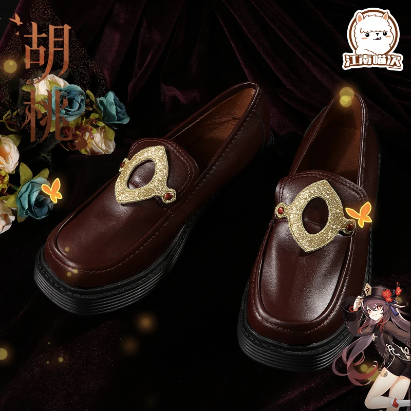 

Game Genshin Impact Hu Tao Cosplay Shoes Anime Character Cosplay Girls Shoes Size 36-39 for 2023
