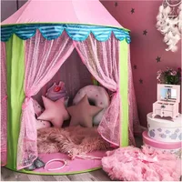 Children's Tent Folding Tents Play House For Children Teepee Toy Tents For Kids Tipi Infantil Indoor Ball Pit Princess Castle 2