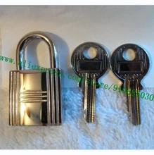 

Top Quality H Bag Parts 1 Lock 2 Key Polished Shine Silvery Padlock For Designer Berkin Keally Handbag Stainless 162 Engraved