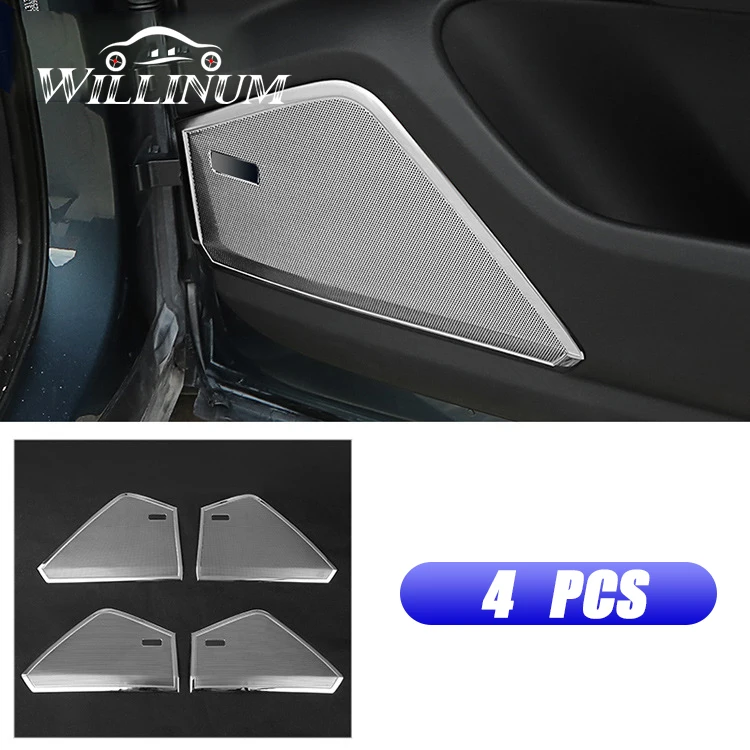 

Car door speaker cover for Porsche Cayenne 9YA auto audio music mid range loudspeakes sound horn covers protection case trim