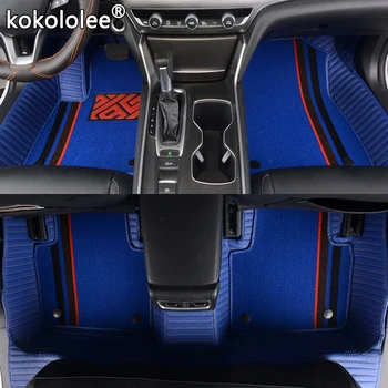 

kokololee Custom car floor mats for Mercedes-Benz E C class GLA GLE GL CLA ML GLK CLS S R A B CLK SLK G GLS GLC vito viano foot