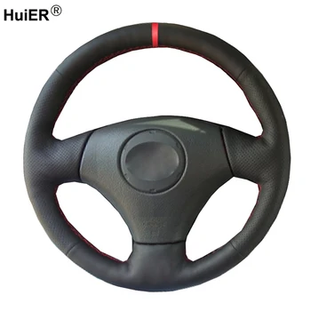 

Hand Sewing Car Steering Wheel Cover Wrap For Toyota Kluger I (XU20) 2000 2001 2002 2003 2004 2005 2006 2007 Car Accessories