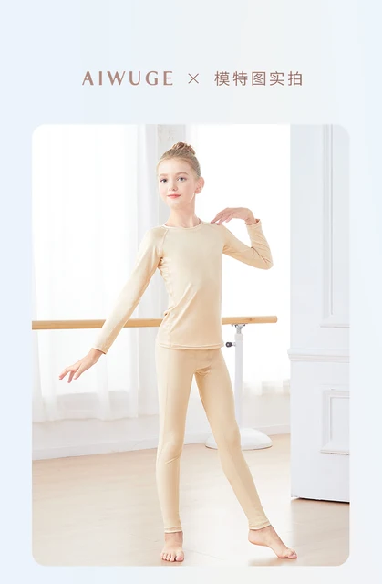Winter Thermal Underwear Sets For Kids Gymnastics Ballet Dance Underwear  Girls Ballet Performance Costumes Invisible Nude Color - Price history &  Review, AliExpress Seller - DanceBeauty Co., Ltd Store
