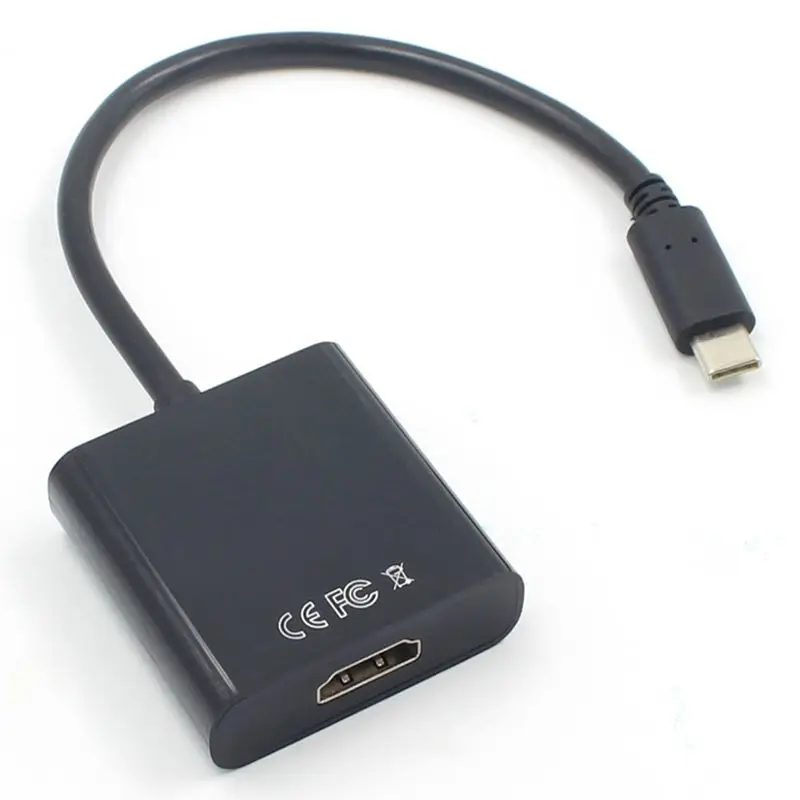 Type-C USB 3,1 Мужской к HDMI Женский Кабель адаптер 1080P USB-C HDMI видео конвертер для Chrombook ПК ноутбук планшет
