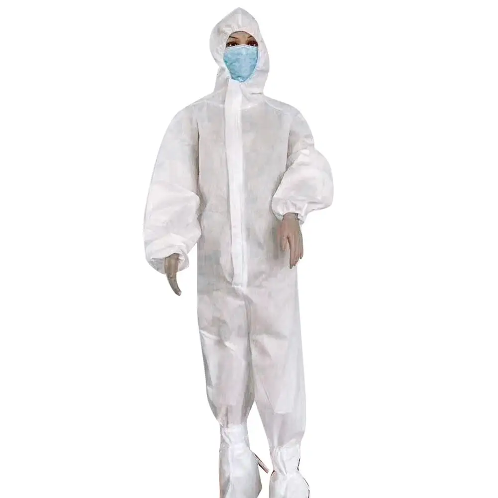 

Disposable Unisex Anti-static Dust Proof Laboratory Hood Protection Coverall Isolation Gown Safety Clothing Sets