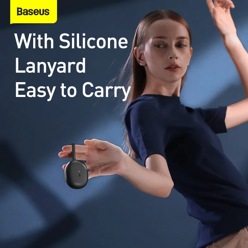 Baseus W05 TWS Bluetooth Earphones Touch Control Earphones HD Stereo Wireless Earbuds Support Qi Chargers