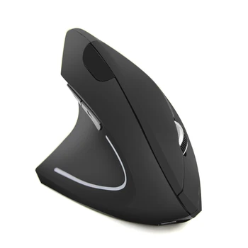 

SOONHUA 2.4G Wireless Vertical Mouse Ergonomic Upright Rechargeable Optical Mouses With Charging Cable And USB Receiver