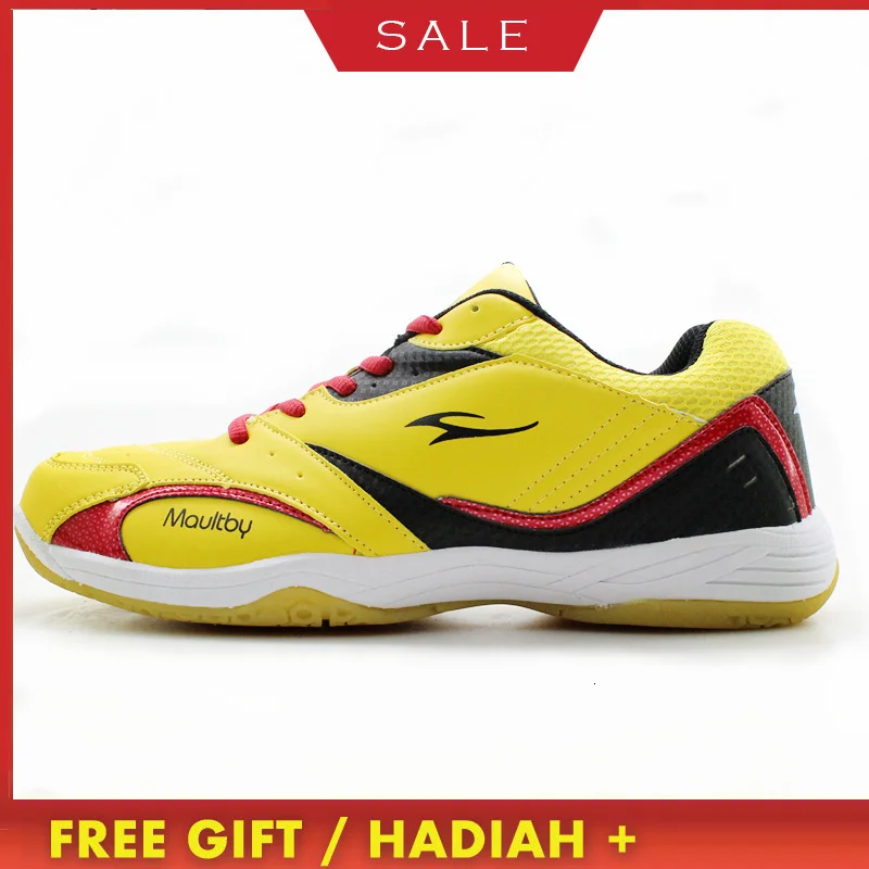 

BOUSSAC Maultby Men's Saga TD Badminton Shoes Training Breathable Anti-Slippery Light Sport Badminton Shoes