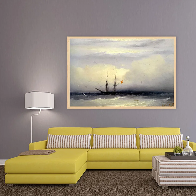 Сделай Сам картина по номерам Ивана constantinovich aivazovsky корабль на бурном море