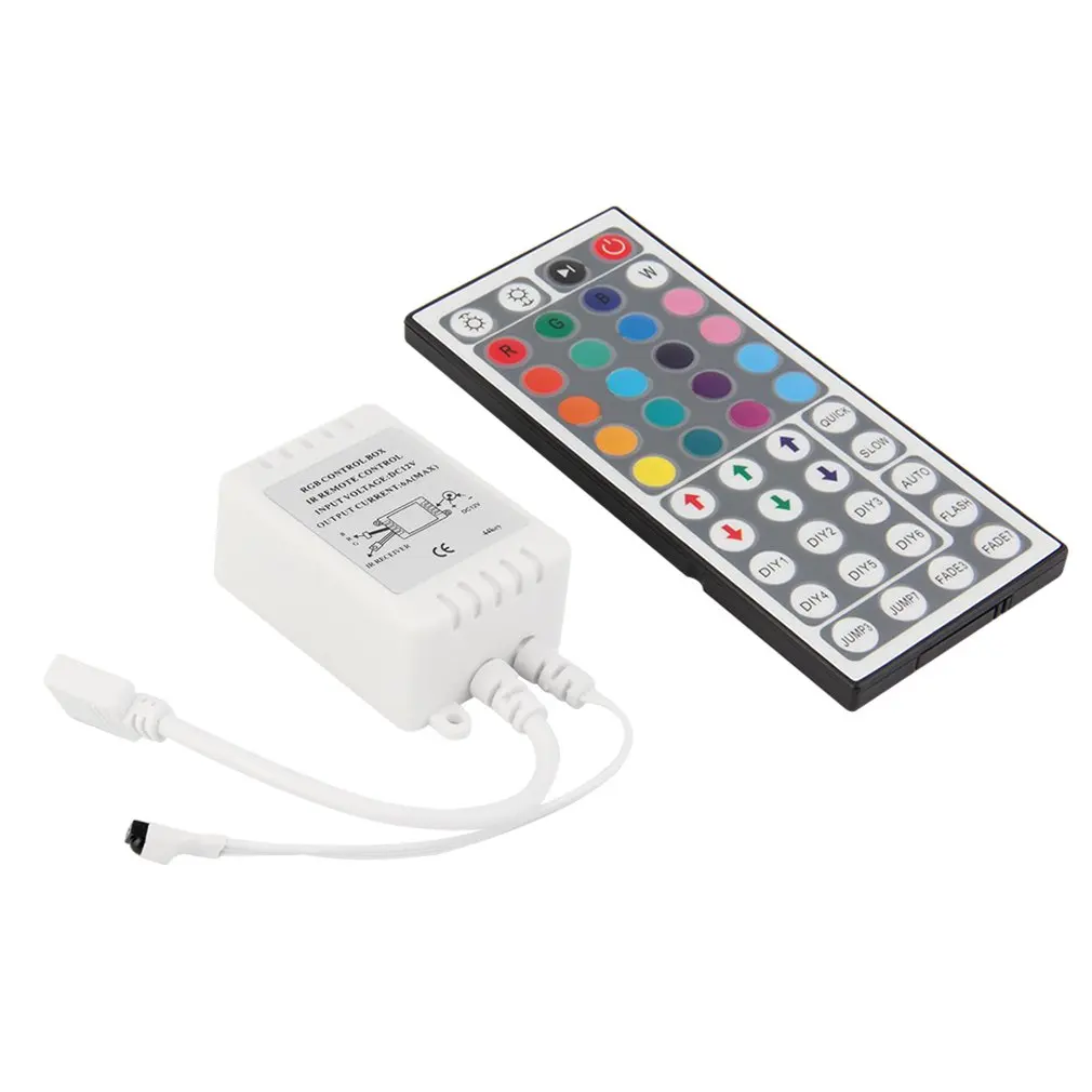 Мини пульт дистанционного управления 44 клавиши ИК для RGB SMD 5050 3528 Светодиодная