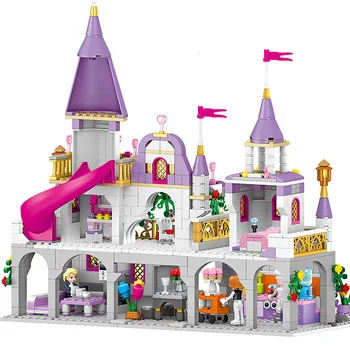 

DIY Princes Windsor Castle Model Building Blocks Compatible Friend Carriage Figures Educational Toys For Children