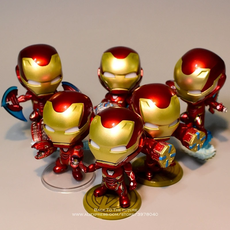 

Disney Marvel Avengers 4 Iron Man 10-13cm Action Figure Anime Decoration Collection Figurine Toy model for children gift