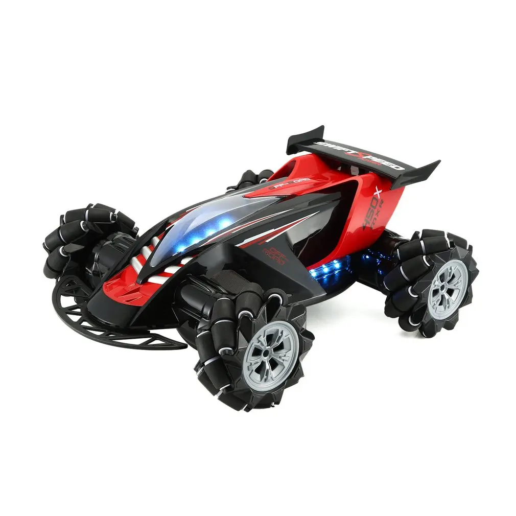 Z108 2,4 GHz 1/10 RC автомобиль дрейф автомобиль 360 градусов спиннинг трюк 20 км/ч Mecanum Omni колесо внедорожный автомобиль с светильник и музыкой