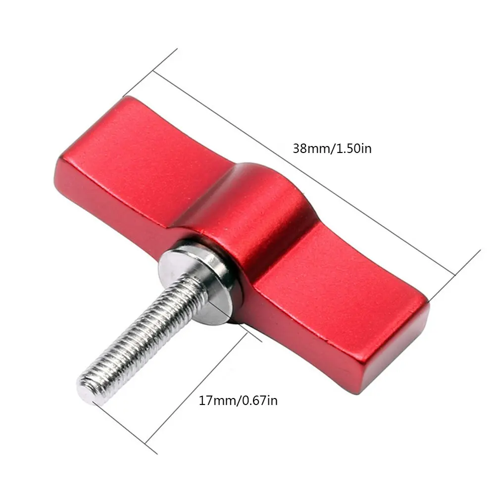 Adjustable Handle 17mm 20mm M4 M5 M6 Thread Screw Adapter L Shape/T shape Locking Screw Clamp Wrench Spanner Camera Accessories