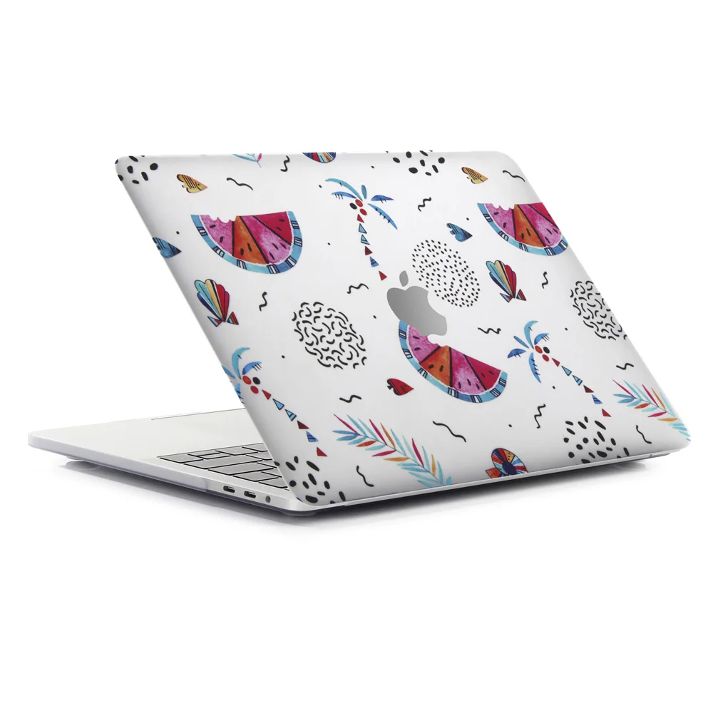 Чехол для ноутбука с 3D принтом для MacBook Air Pro retina 11 12 13 15 дюймов с сенсорной панелью, чехол+ прозрачная крышка для клавиатуры - Цвет: DNS E6