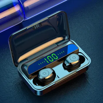 

Ottwn Bluetooth 5.0 HIFI Wireless Earphones Headphone Power Display Print Touch Sport Earbud Headset With Box For iPhone Xiaomi