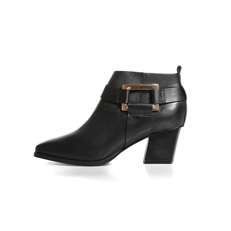 

2019 new high heel leather comfort shoes for women