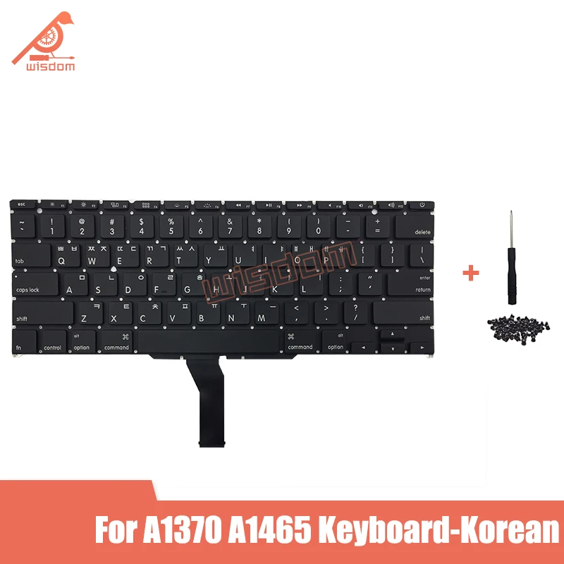 Новая клавиатура A1370 A1465 Корейская для Macbook Air 11 &quotA1370 Клавиатура 2011 2012 2013 2014 2015