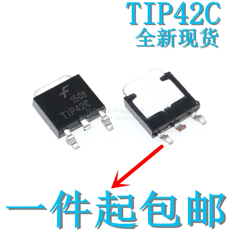 10 шт./лот новый патч TIP42C TO252 SOT252 J42CG MJD42CT4G MJD42C | Электронные компоненты и