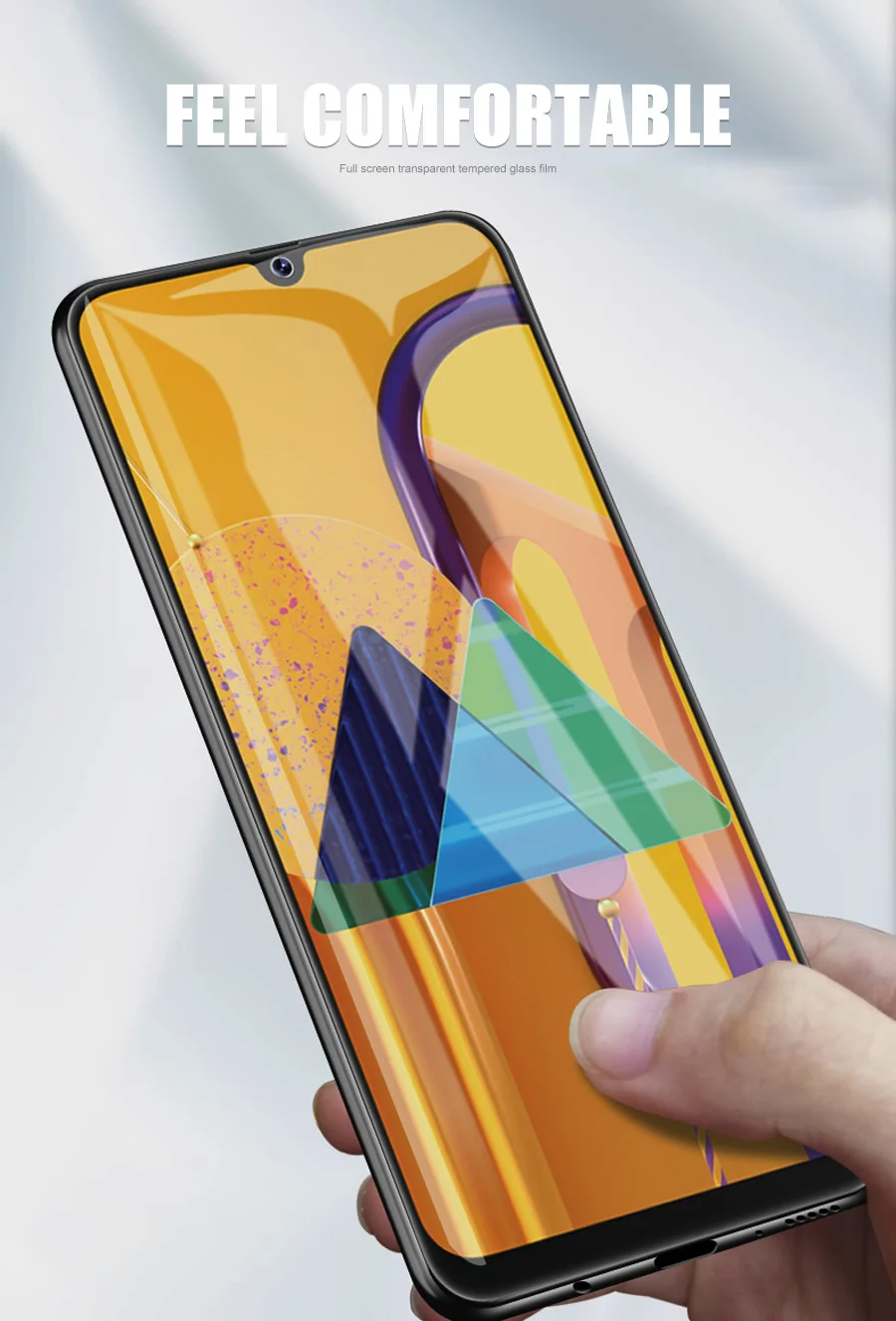 С уровнем твердости 9H Стекло на samsung Galaxy A10 A20 A20E A20S A30 A30S A40 A40S A50 A50S A60 A70 A80 A90 закаленное Экран протектор