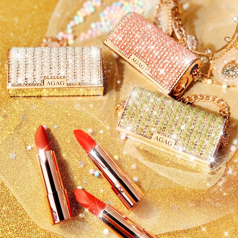 Bags Chain Lipstick Velvet Matte Moisturizing Non-Marking Lipstick Female xue sheng kuan Moisturizer matte lipstick set Lipstick Bags Chain Lipstick Velvet Matte Moisturizing Non-Marking Lipstick Female xue sheng kuan Moisturizer matte lipstick set Lipstick