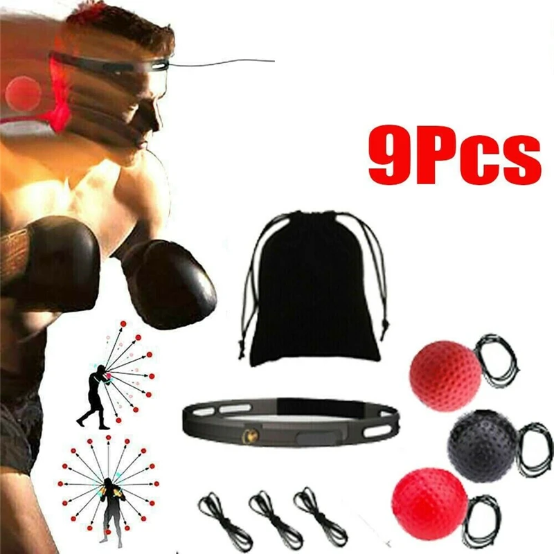 

Boxing Speed Ball Head-mounted Punch Ball Sanda Thai Training Hand Eye Reaction Gym Fitness Boxing Equipment Boxeo Mma