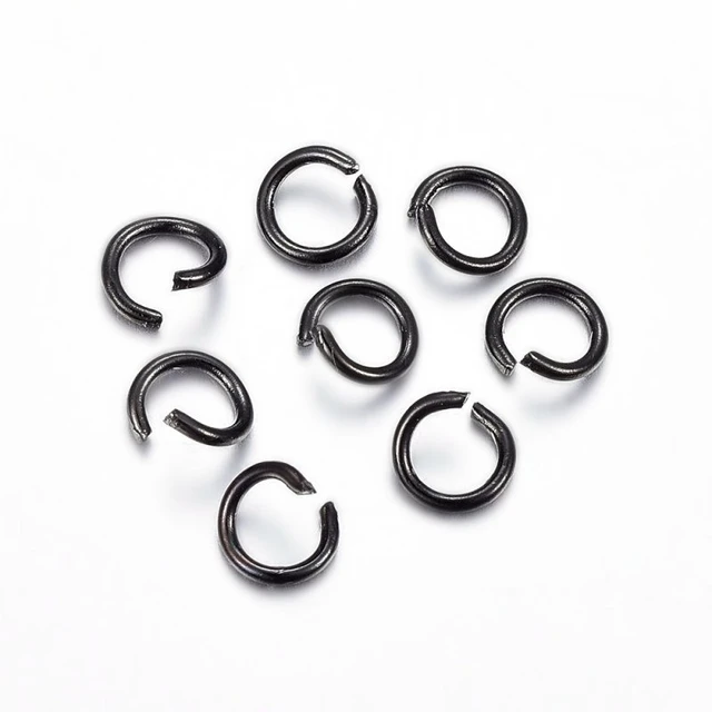 REGELIN 100pcs Colorful 304 Stainless steel Jump Ring Loops