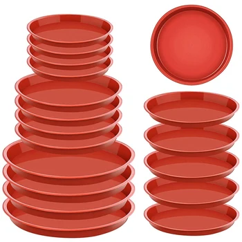 

Round Plastic Flower Pot Tray for Indoor and Outdoor Flower Pot Drip Tray, 3 Sizes (6 Inches, 8 Inches and 10 Inches)