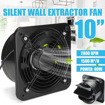

6/8/10 Inch Metal Booster Fan Extractor Exhaust fan Intake Ventilation Window Pipe Fan for Bathroom Toilet Kitchen Home Office