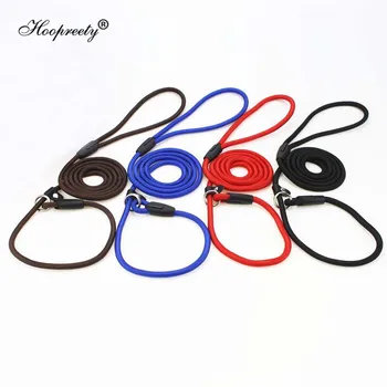 

Nylon Dog Training Leash Strong Dog P-chain Lead For Small Medium Dogs Pitbull 3 Colors 140cm Length Cheap Goods For Dogs
