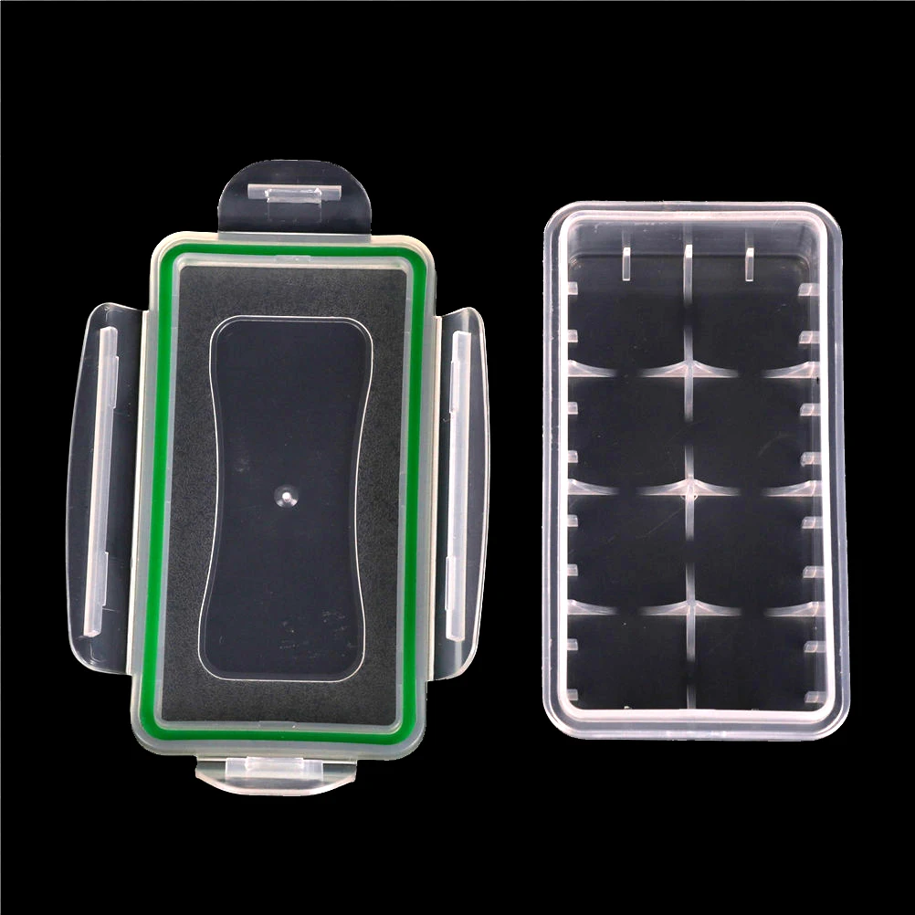 Plastic Waterproof Battery Holder Storage Boxes For 2pcs 18650 or 4pcs 16340 batteries Container Case Power Bank Coins
