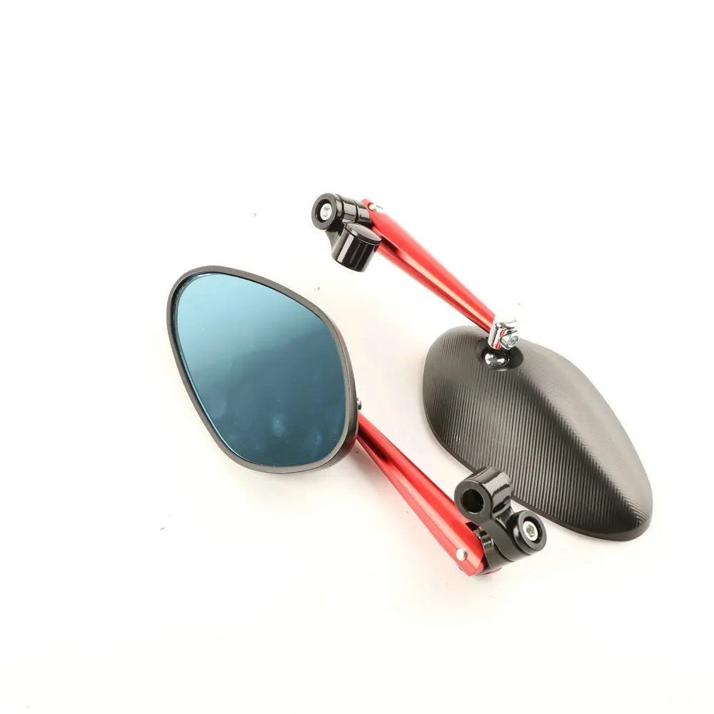 Red Мотоциклетное зеркало Moto Accessoire БАР КОНЕЦ ЗАДНЕГО вида боковые зеркала мотоцикл для HONDA CBR250R CBR300R/CB300F/FA 11-13 - Цвет: Red