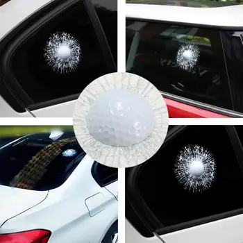 

Best selling new car supplies crazy tennis personality golf 3D body stickers glass door stickers