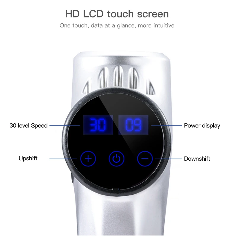 Электрический мышечный Стимулятор, массажный пистолет, 30 скоростей, массажер для глубоких тканей, коррекция фигуры, расслабление, облегчение боли, снятие стресса, машина для здоровья