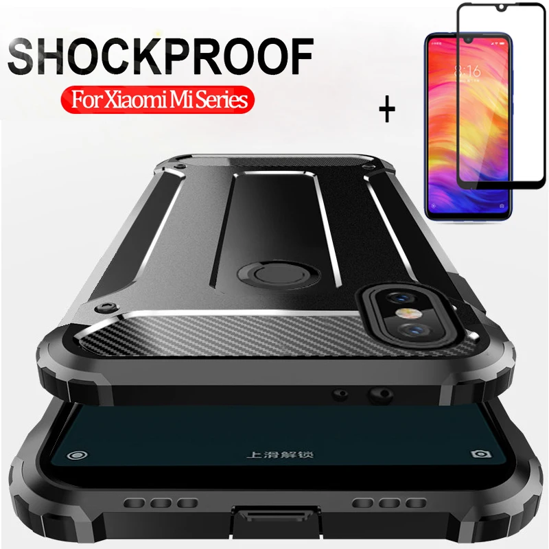 Противоударный армированный чехол для Redmi Note 7 K20 Pro жесткий защитный Xiaomi Mi 9 T