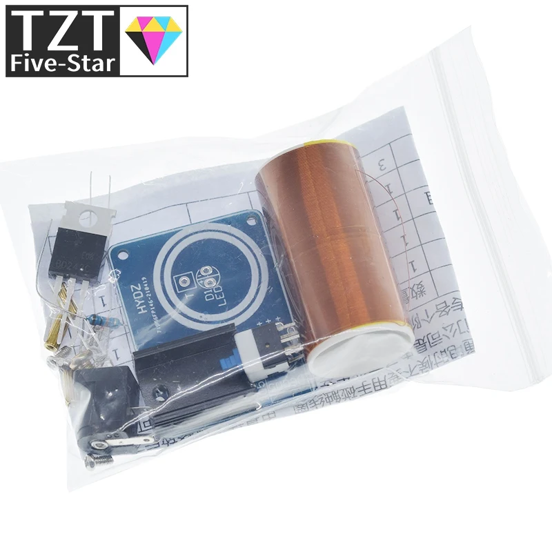 1/3PCS BD243 Mini Tesla Spule Kit Magie Requisiten DIY Teile Leere Lichter Technologie Diy Elektronik BD243C DIY mini Tesla Spule Modul – Detail 17