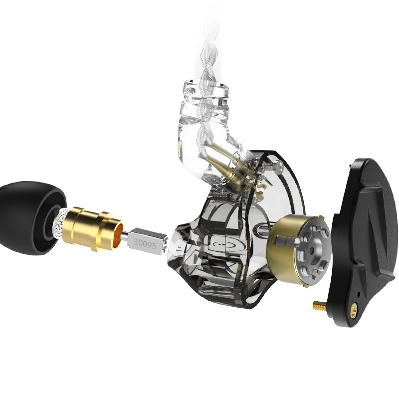 Premium Metal Hybrid Technology Earphones - HiFi In-Ear Monitors with Bass and Noise Cancelling