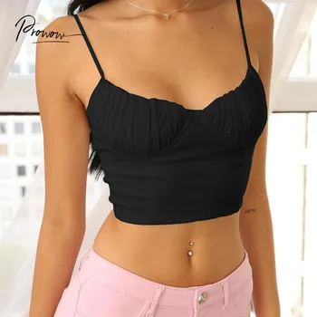 

Prowow New Fashion Style Sexy Sun-top Black White Women Crop Top Casual Beach Holiday Women Clothes Short Ladies Part Club Tops
