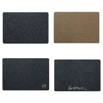 

Household Absorbent Doormat Non-Skid Rubber Backing Carpet Door Mat For Front Back Cotton Microfiber Rug Carpet Tapetes
