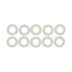 10Pcs Trumpet Felt Pads Valve Washers Cushion Protector Trumpet Parts Black White Brass Instrument Accessories For Trumpeter