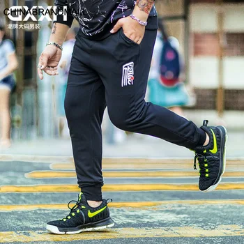 

Big size Men's Wear Leisure Pants Loose Plus Fat Plus Elastic Force Fat Fat Man Sports Pants Zi Fat Man Feet Pants Trousers