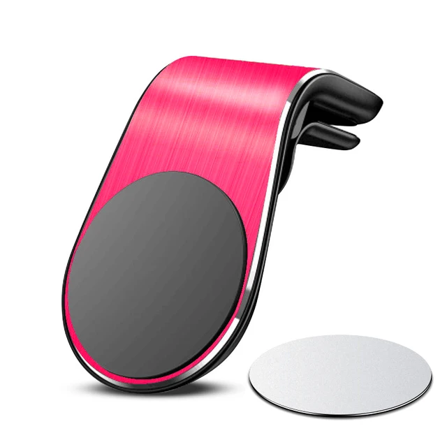 Magnetic Car Phone Holder Air Vent Clip Mount Stand in Car For Mercedes Benz W211 W203 W204 W210 W124 AMG W202 CLA W212 SMART Red