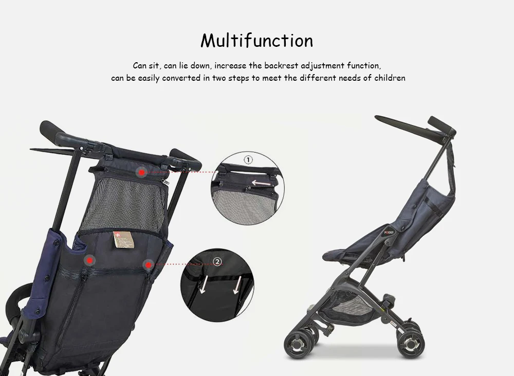 Gb POCKIT 2S Infasnt детская коляска ультра-маленький складной объем четыре Детские коляски 2 X 2D технология детская коляска s Cart