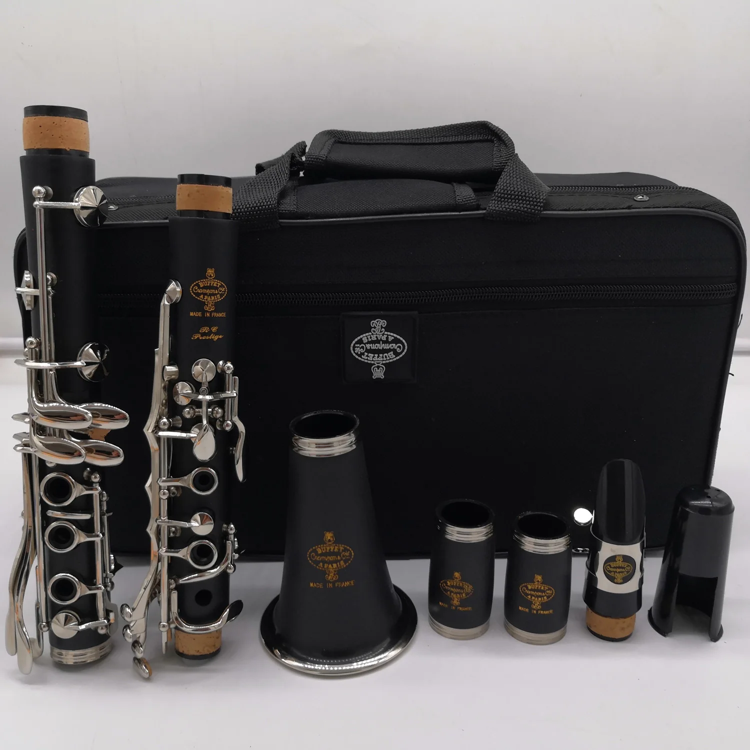 Professional Wood Clarinet RC PRESTIGE Mouthpiece Sandalwood Ebony Professional Clarinet Bb Student Model Bakelite