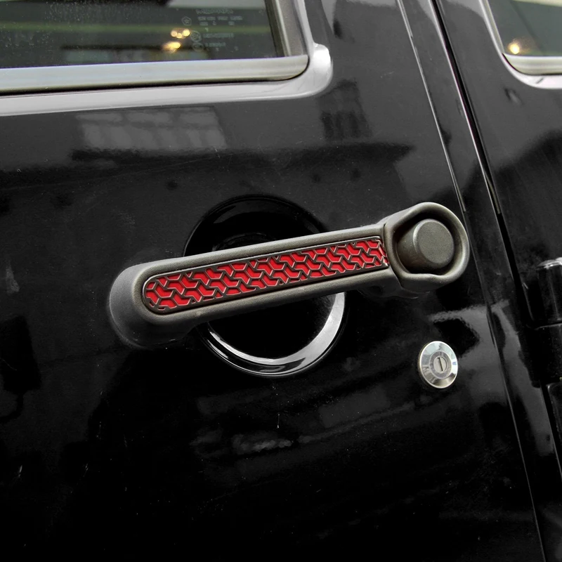 Накладка на ручку двери автомобиля для Jeep Wrangler JK& Unlimited 2007- 2 двери