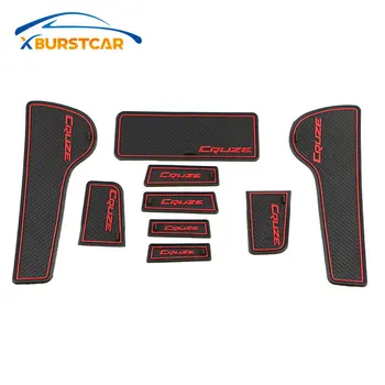 

Xburstcar Silicone Car Doors Anti Slip Mats Door Groove Mat for Chevrolet Chevry Cruze Sedan Hatchback 2009 - 2015 Accessories