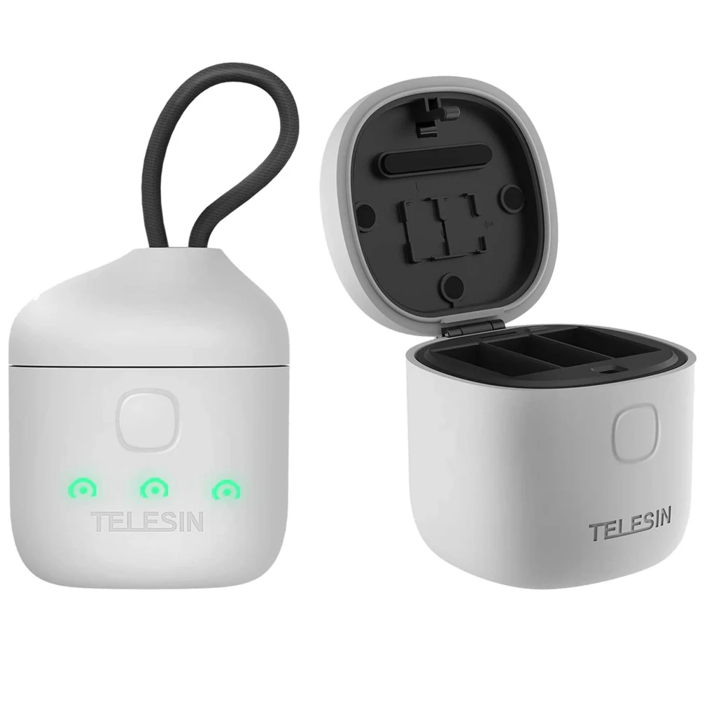 Gopro Hero 9 Scatola Di Immagazzinaggio Per Caricabatterie Nera Con Custodia Impermeabile Per Lettore Di Schede Micro Micro Sd