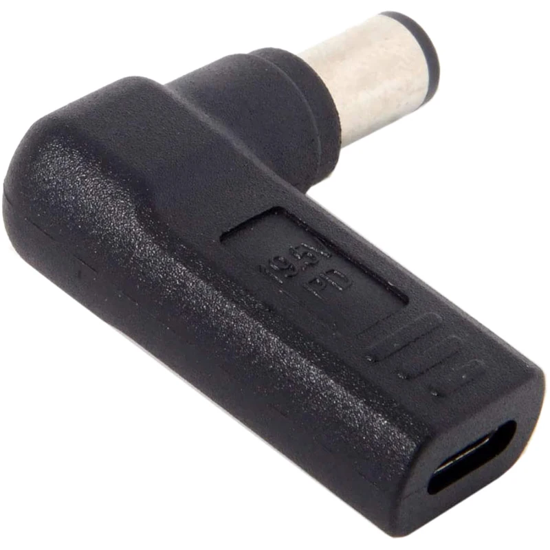 USB 3 1 Type C адаптер зарядного устройства для ноутбука конвертер 90 градусов Женский